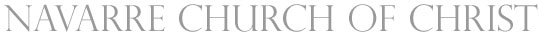 Navarre church of Christ logo